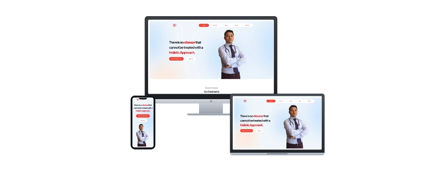 DR. Muhammed Ziya web sitesi ekran görüntüleri