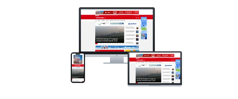 Hava Haber web sitesi ekran görüntüleri