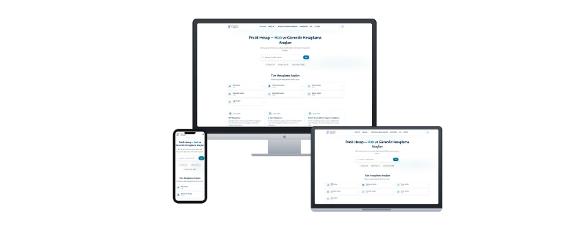 Pratik Hesap web sitesi ekran görüntüleri